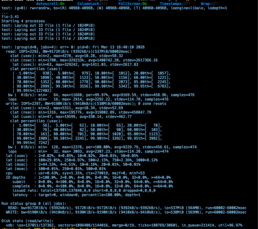 Terminal output from tofu apply showing successful cluster deployment